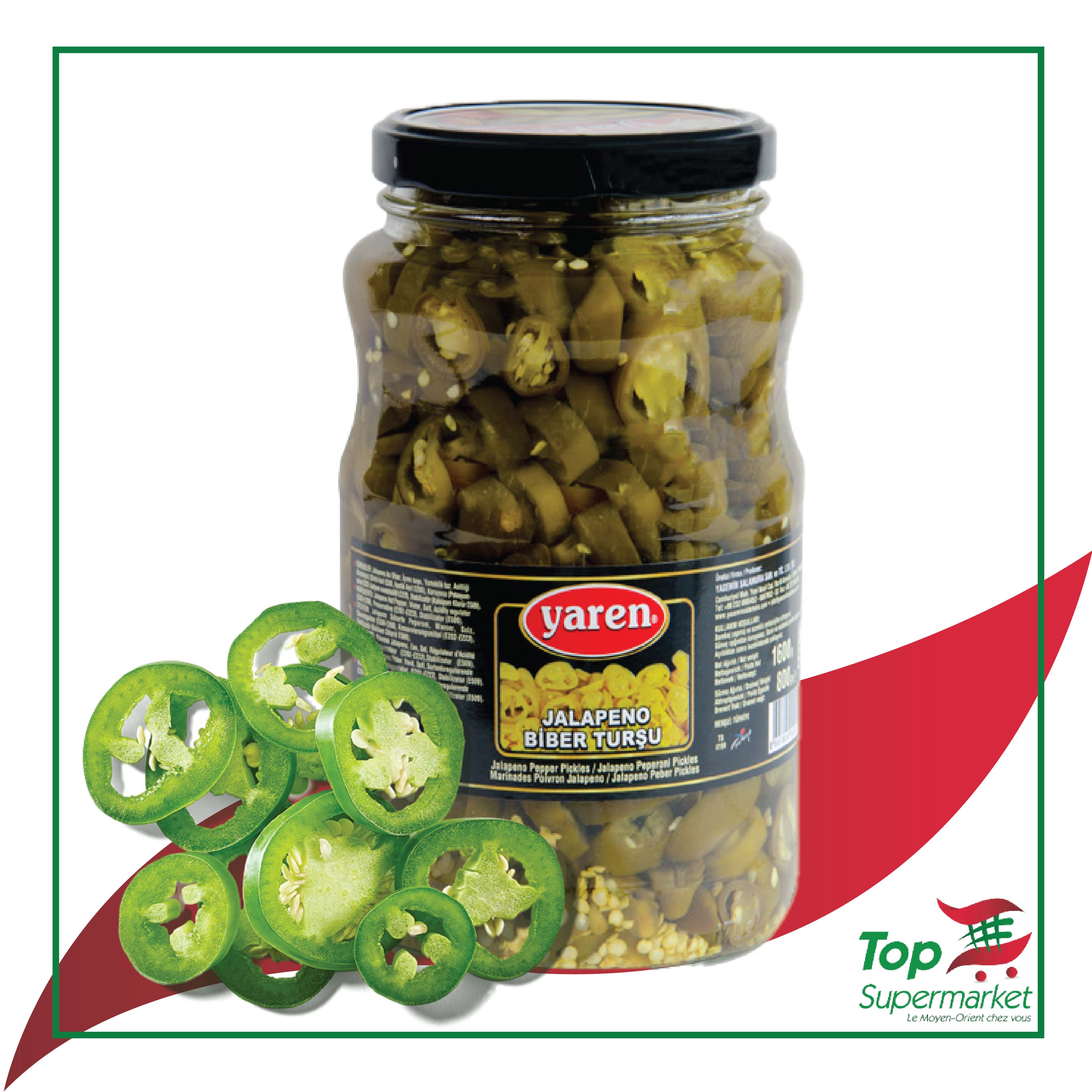 Yaren piments Jalapeno 1700gr